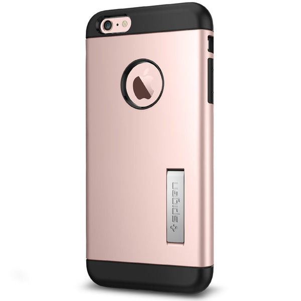 Spigen Slim Armor iPhone 6S Plus Case with Kickstand and Air Cushion Technology Hybrid Drop Protection for iPhone 6S Plus / iPhone 6 Plus - Rose Gold